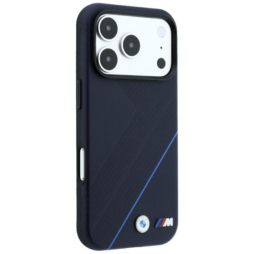 BMW Tire Track Blue Line MagSafe -kuori iPhone 17 Pro Max/18 Pro Max:lle - Tummansininen
