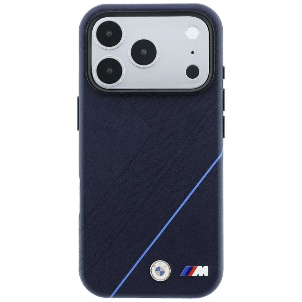 BMW Tire Track Blue Line MagSafe -kuori iPhone 17 Pro Max/18 Pro Max:lle - Tummansininen