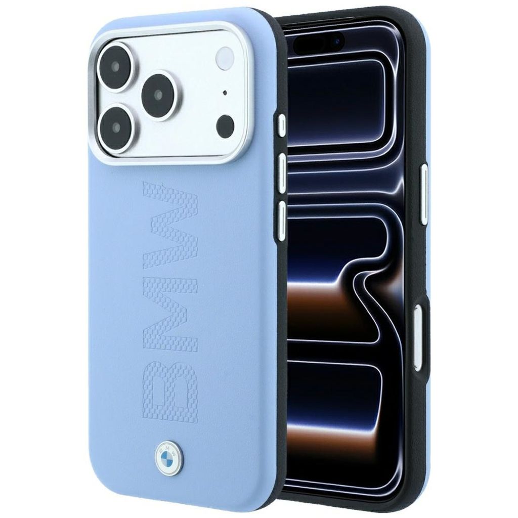 BMW Centered Deboss MagSafe -kuori iPhone 17 Pro/18 Pro:lle - Sininen