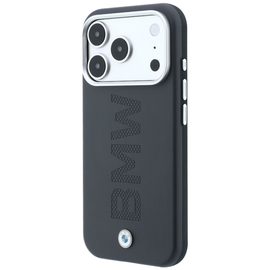 BMW Centered Deboss MagSafe -kuori iPhone 17 Pro/18 Pro:lle - Harmaa