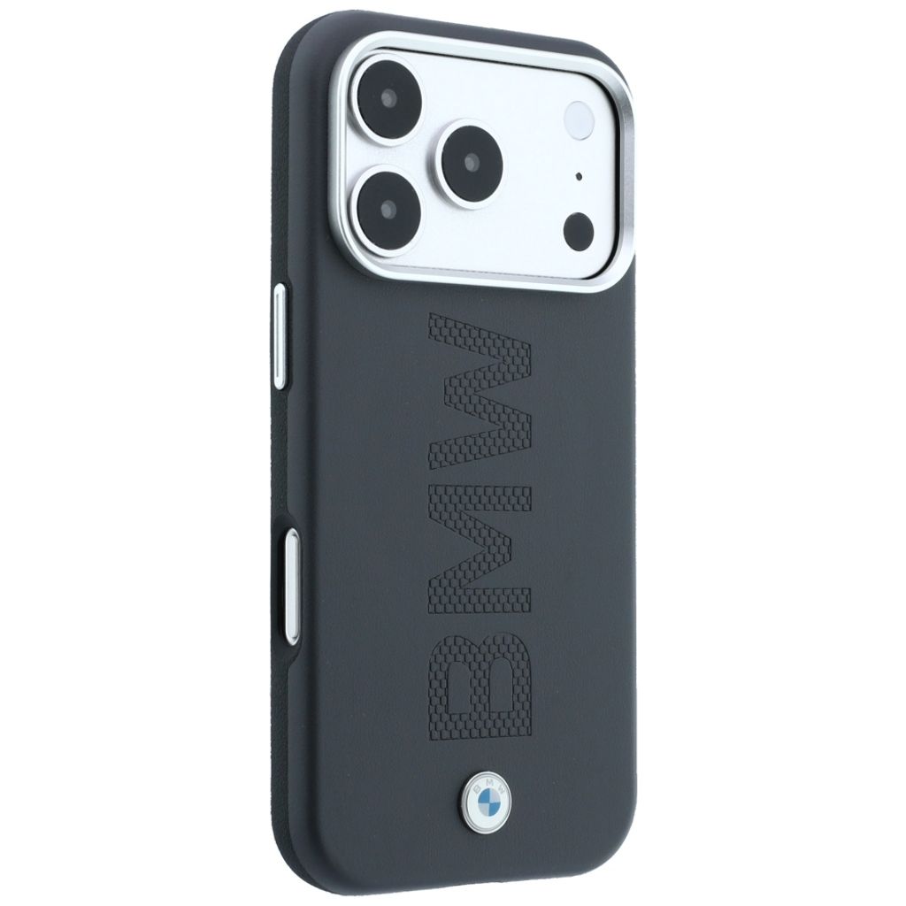 BMW Centered Deboss MagSafe -kuori iPhone 17 Pro/18 Pro:lle - Harmaa