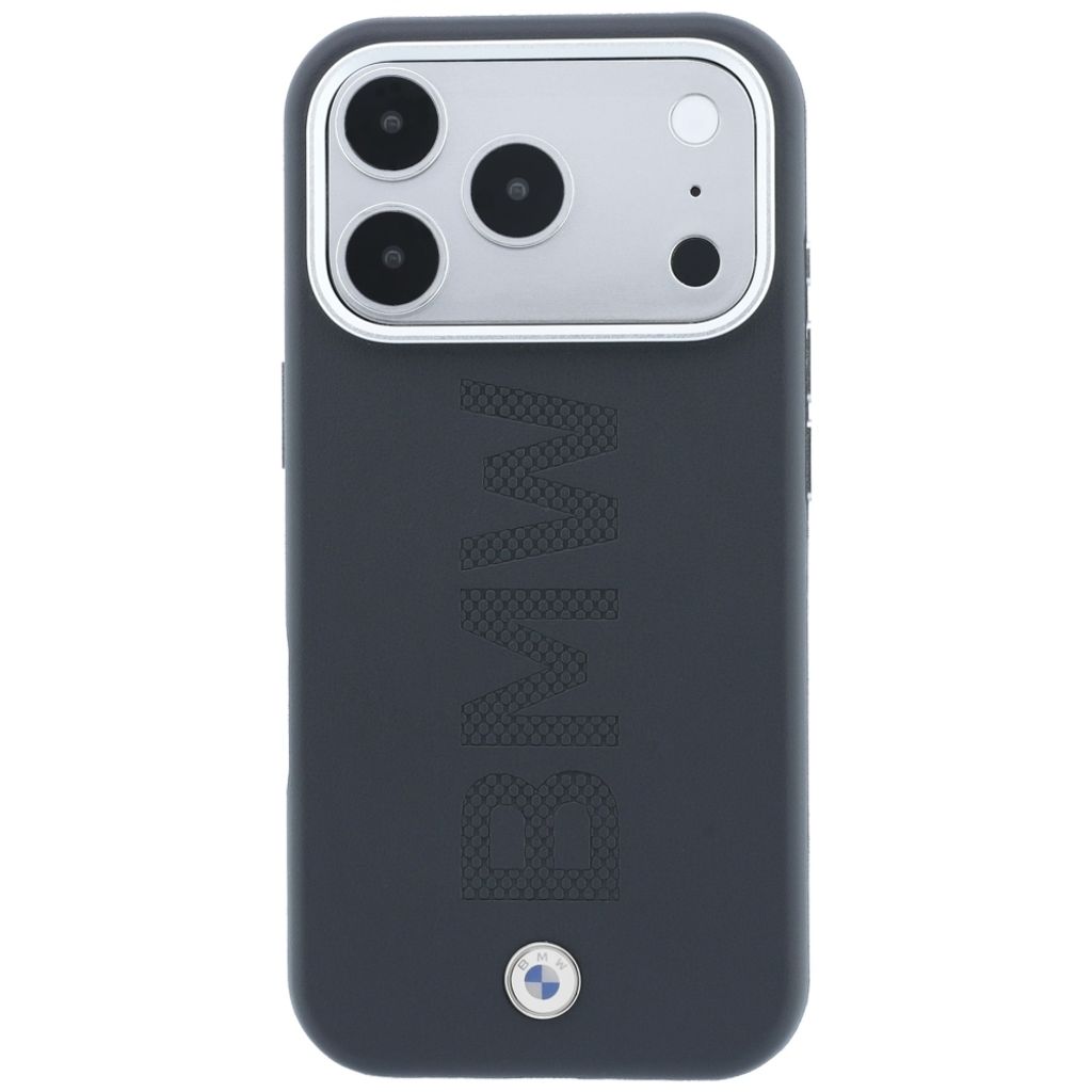 BMW Centered Deboss MagSafe -kuori iPhone 17 Pro/18 Pro:lle - Harmaa