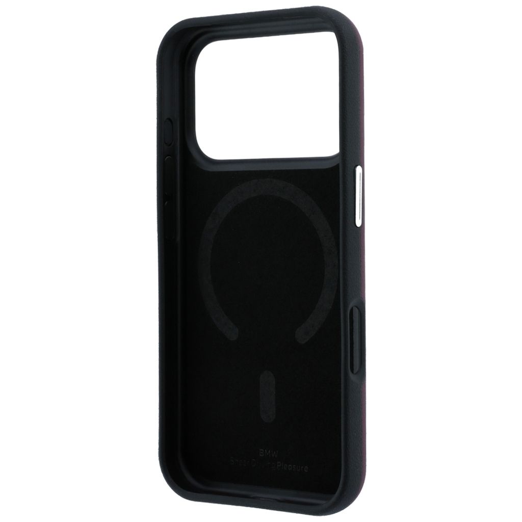 BMW Centered Deboss MagSafe -kuori iPhone 17 Pro Max/18 Pro Max:lle - Burgundi