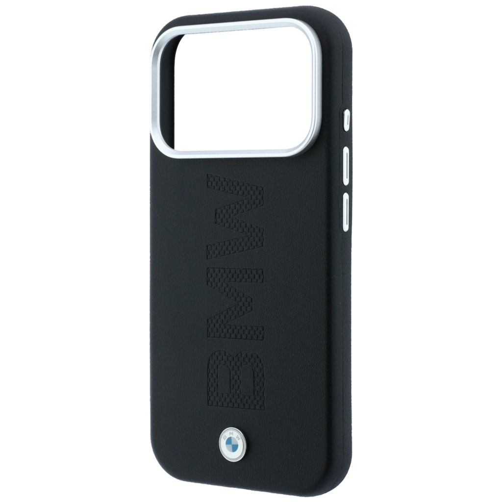 BMW Centered Deboss MagSafe -kuori iPhone 17 Pro Max/18 Pro Max:lle - Musta