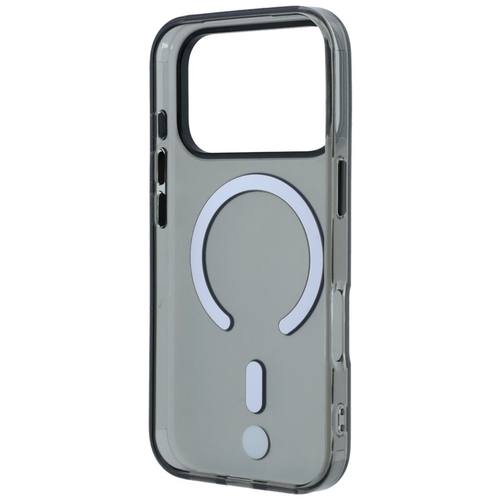 BMW Frosted & Metal Logo MagSafe -kuori iPhone 17 Pro Max/18 Pro Max:lle - Musta