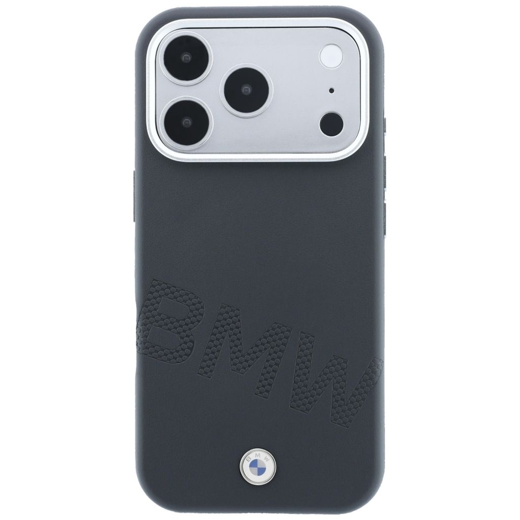 BMW Inclined Deboss Letters MagSafe -kuori iPhone 17 Pro/18 Pro:lle - Harmaa