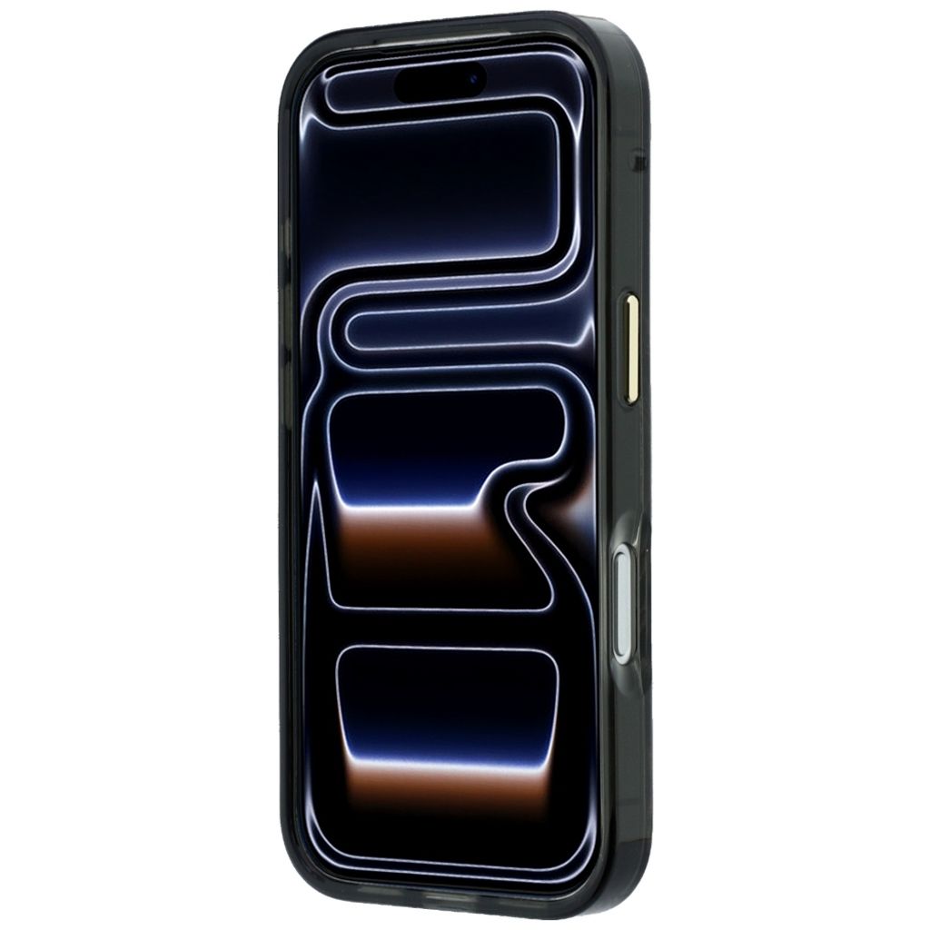 Karl Lagerfeld Signature Zebra Glitter MagSafe -kuori  iPhone 17 Pro Max/18 Pro Max:lle - Kulta