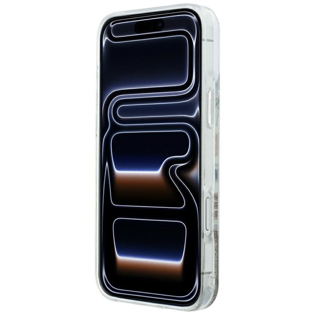 Karl Lagerfeld Liquid Glitter Beach & Sand -kuori iPhone 17 Pro Max/18 Pro Max:lle - Beige