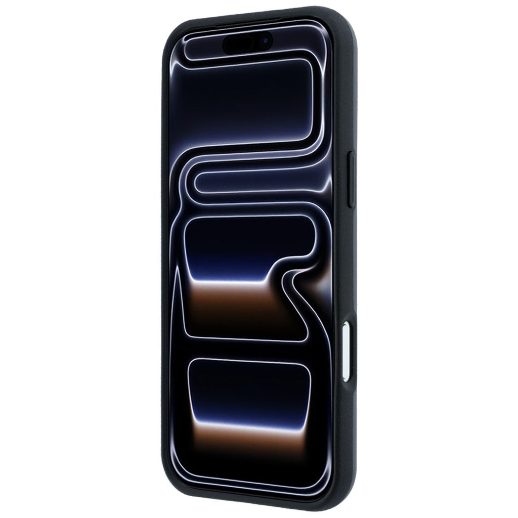 Mercedes Leather 3D MagSafe -kuori iPhone 18 Pro/17 Pro:lle - Antrasiitti