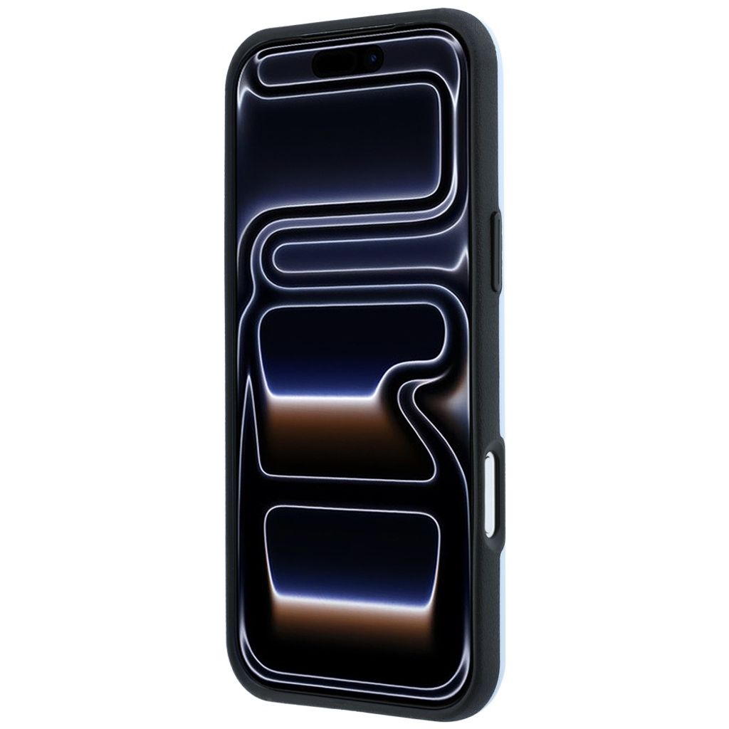 Mercedes Leather 3D MagSafe -kuori iPhone 18 Pro/17 Pro:lle - Sininen