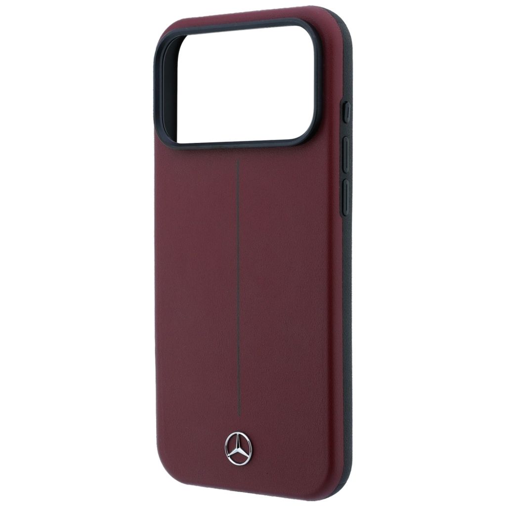 Mercedes Iconic Line MagSafe -kuori iPhone 18 Pro Max/17 Pro Max:lle - Burgundi