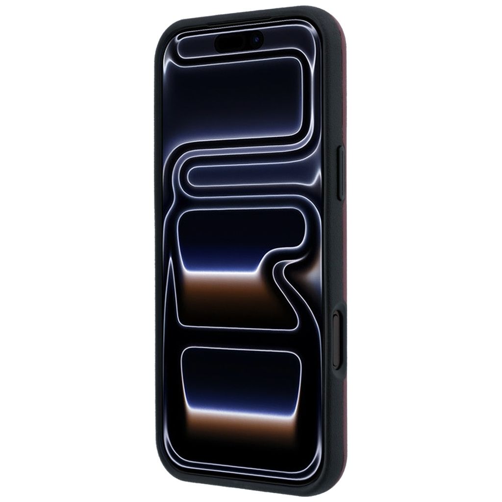 Mercedes Iconic Line MagSafe -kuori iPhone 18 Pro Max/17 Pro Max:lle - Burgundi