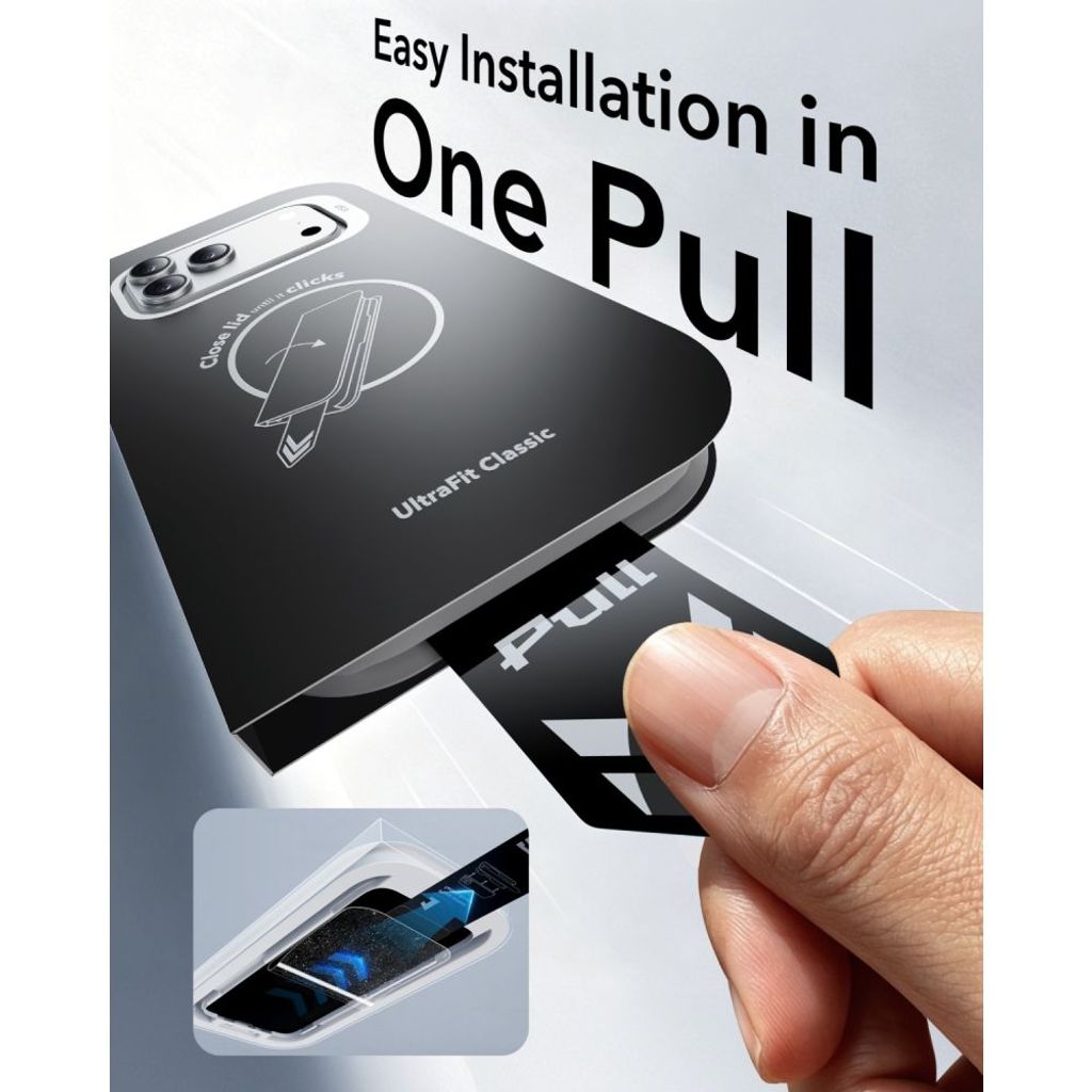 ESR UltraFit Classic Skjermbeskytter 2-paking till iPhone 18 Pro/17 Pro