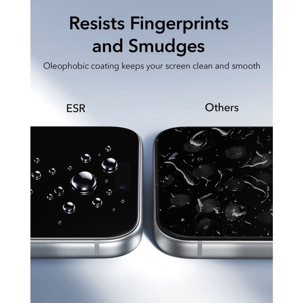 ESR UltraFit Classic Skjermbeskytter 2-paking till iPhone 18 Pro/17 Pro
