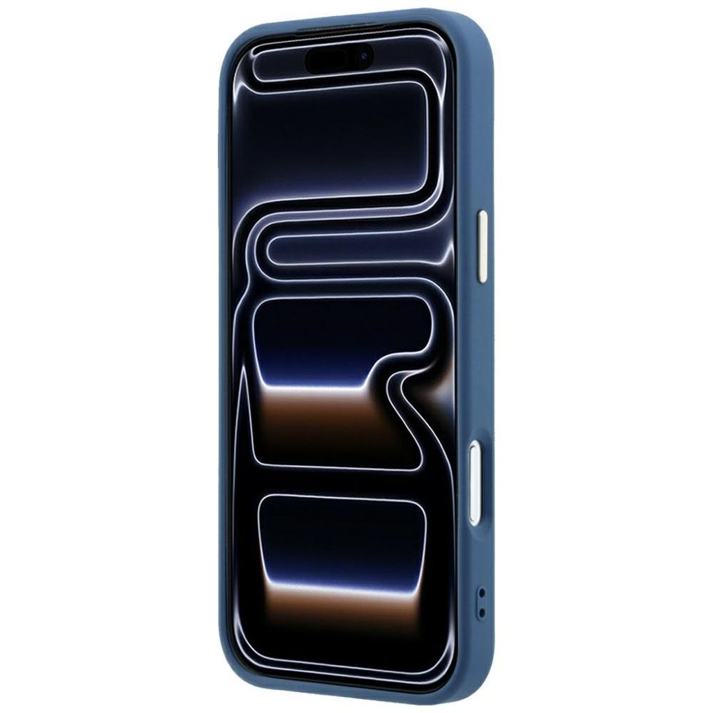 Guess 4G Big Resin Logo -kuori iPhone 17 Pro/18 Pro:lle - Vaaleansininen