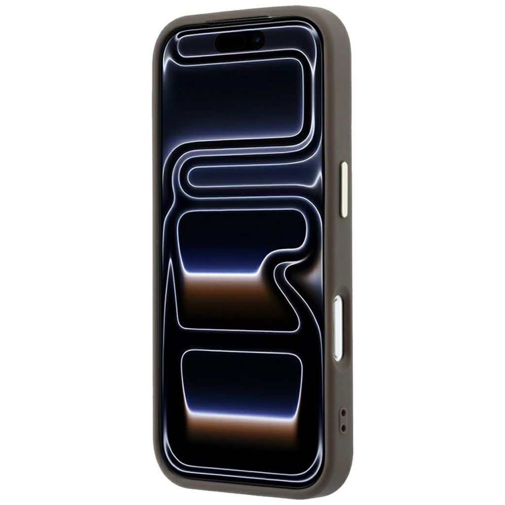 Guess 4G Big Resin Logo -kuori iPhone 17 Pro Max/18 Pro Max:lle - Ruskea