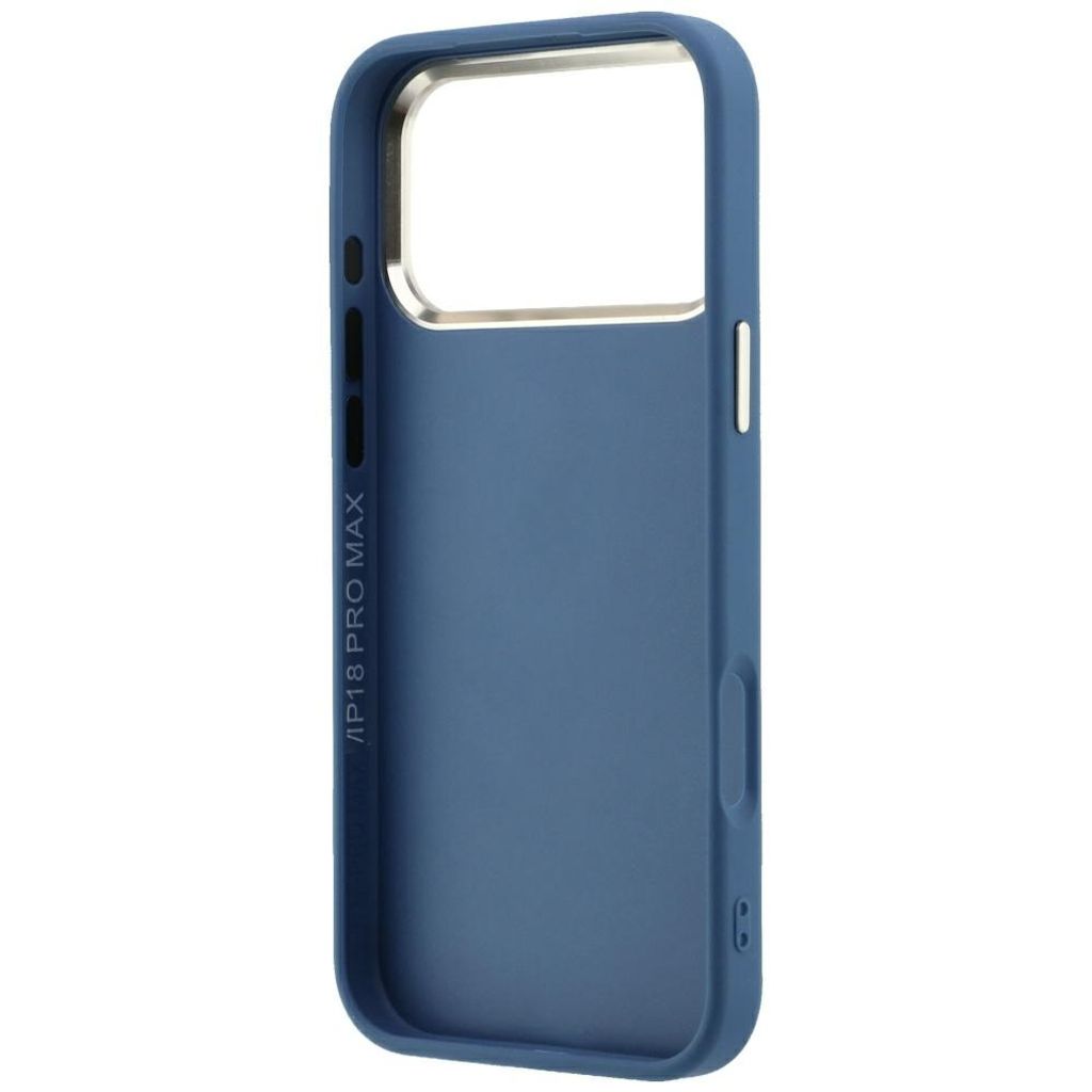 Guess 4G Big Resin Logo -kuori iPhone 17 Pro Max/18 Pro Max:lle - Vaaleansininen