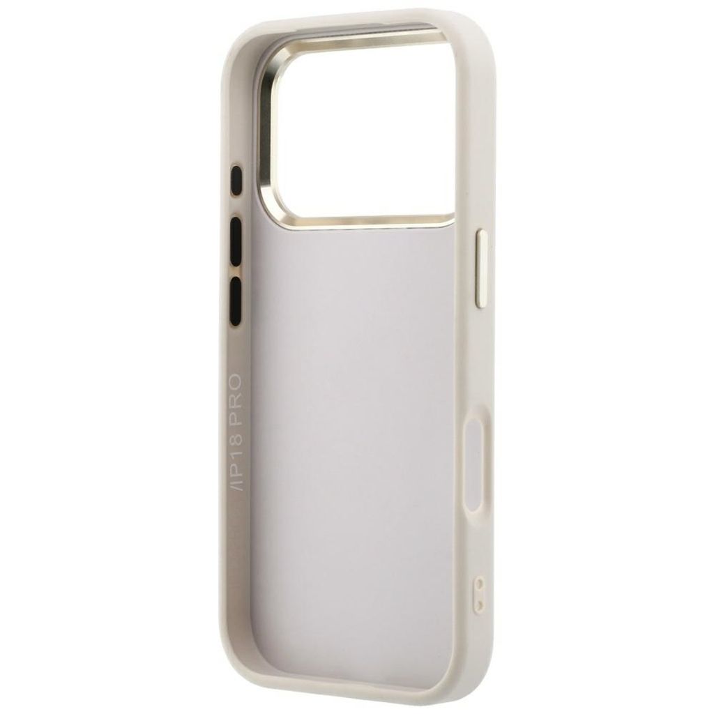 Guess 4G Big Resin Logo -kuori  iPhone 17 Pro Max/18 Pro Max:lle - Vaaleanpunainen