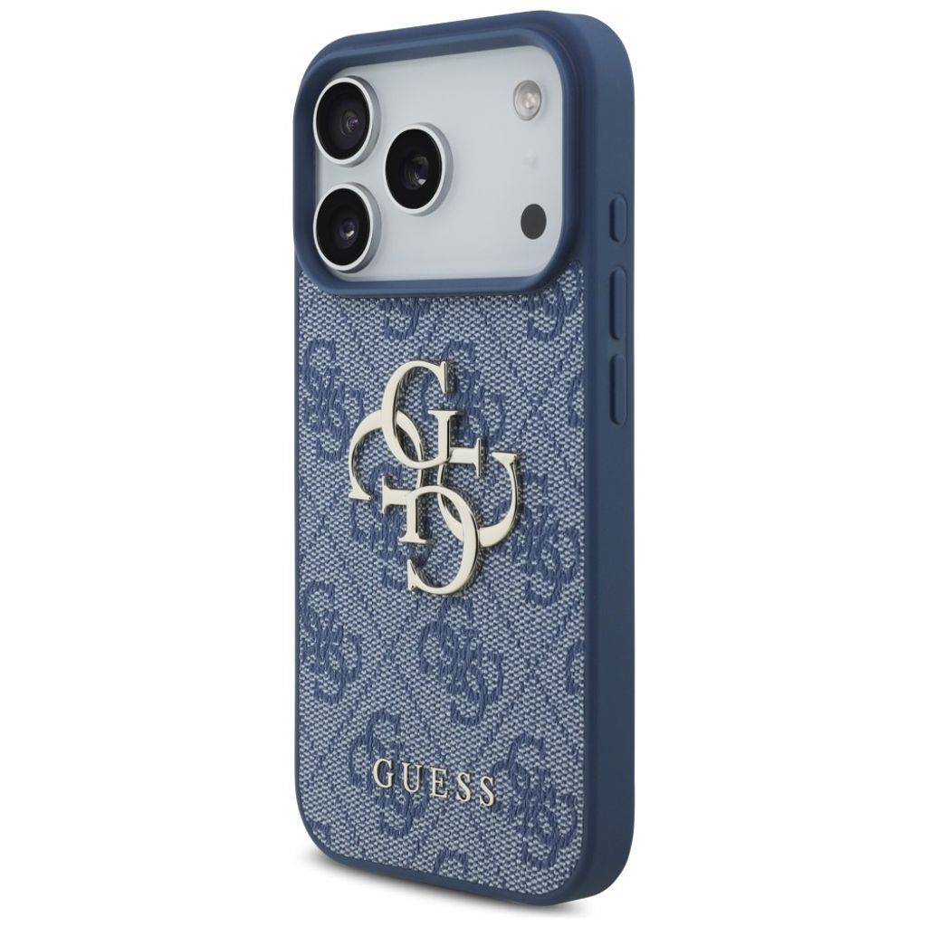 Guess 4G Big Logo -kuori iPhone 17 Pro/18 Pro:lle - Sininen