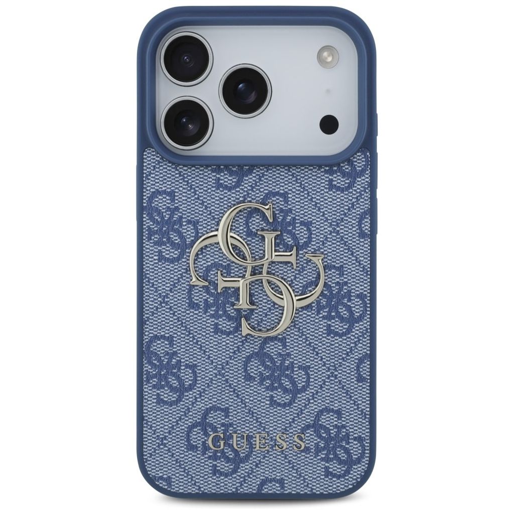 Guess 4G Big Logo -kuori iPhone 17 Pro/18 Pro:lle - Sininen