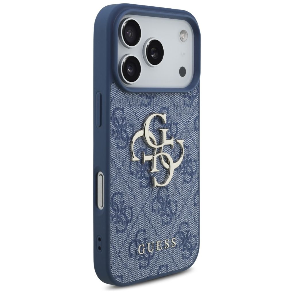 Guess 4G Big Logo -kuori iPhone 17 Pro/18 Pro:lle - Sininen