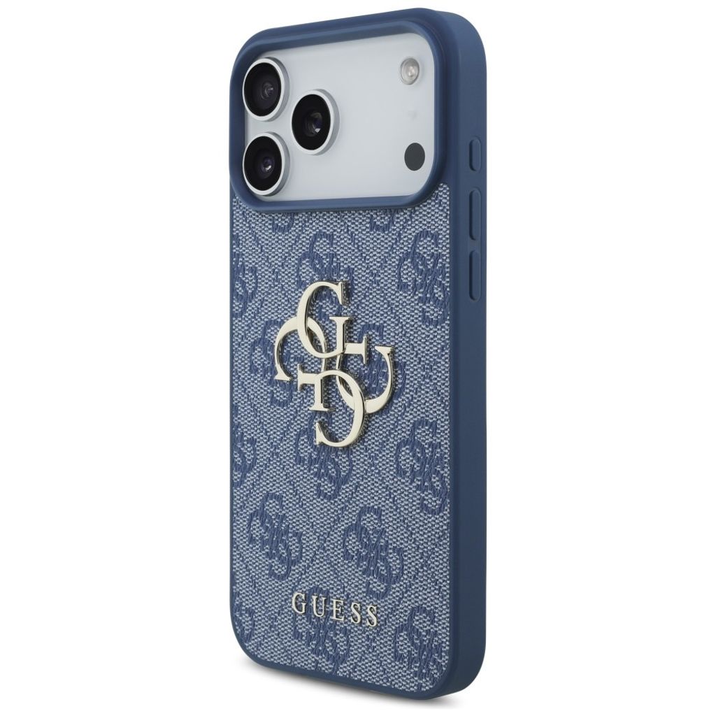 Guess 4G Big Logo -kuori  iPhone 17 Pro Max/18 Pro Max:lle - Sininen