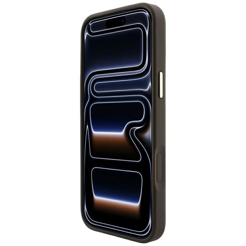 Guess 4G Stripe Classic Logo MagSafe -kuori iPhone 17 Pro/18 Pro:lle - Ruskea