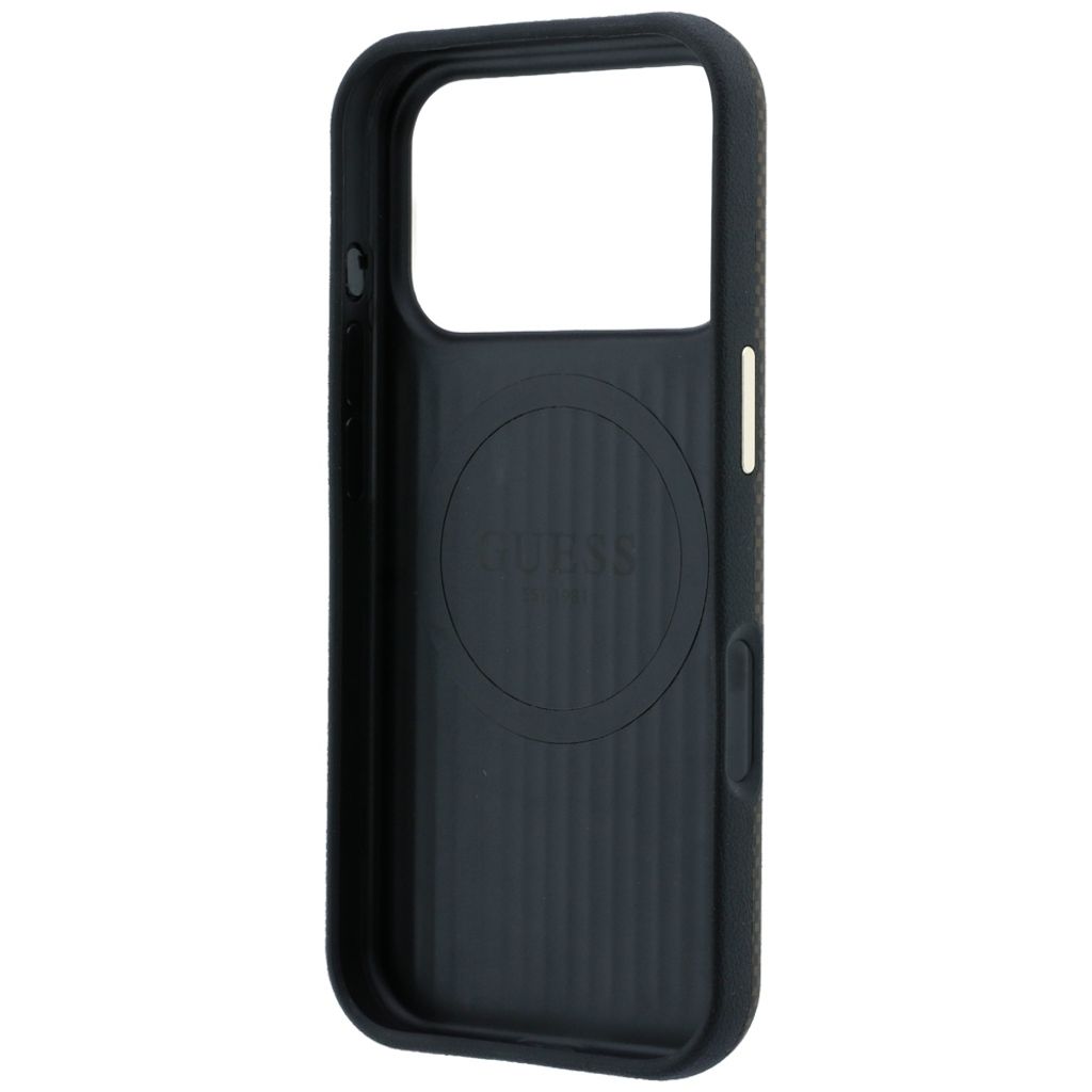 Guess Kevlar Triangle Logo MagSafe -kuori iPhone 17 Pro/18 Pro:lle - Ruskea