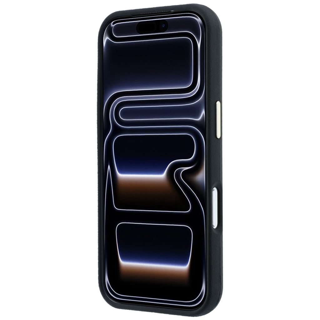 Guess Kevlar Triangle Logo MagSafe -kuori iPhone 17 Pro/18 Pro:lle - Musta