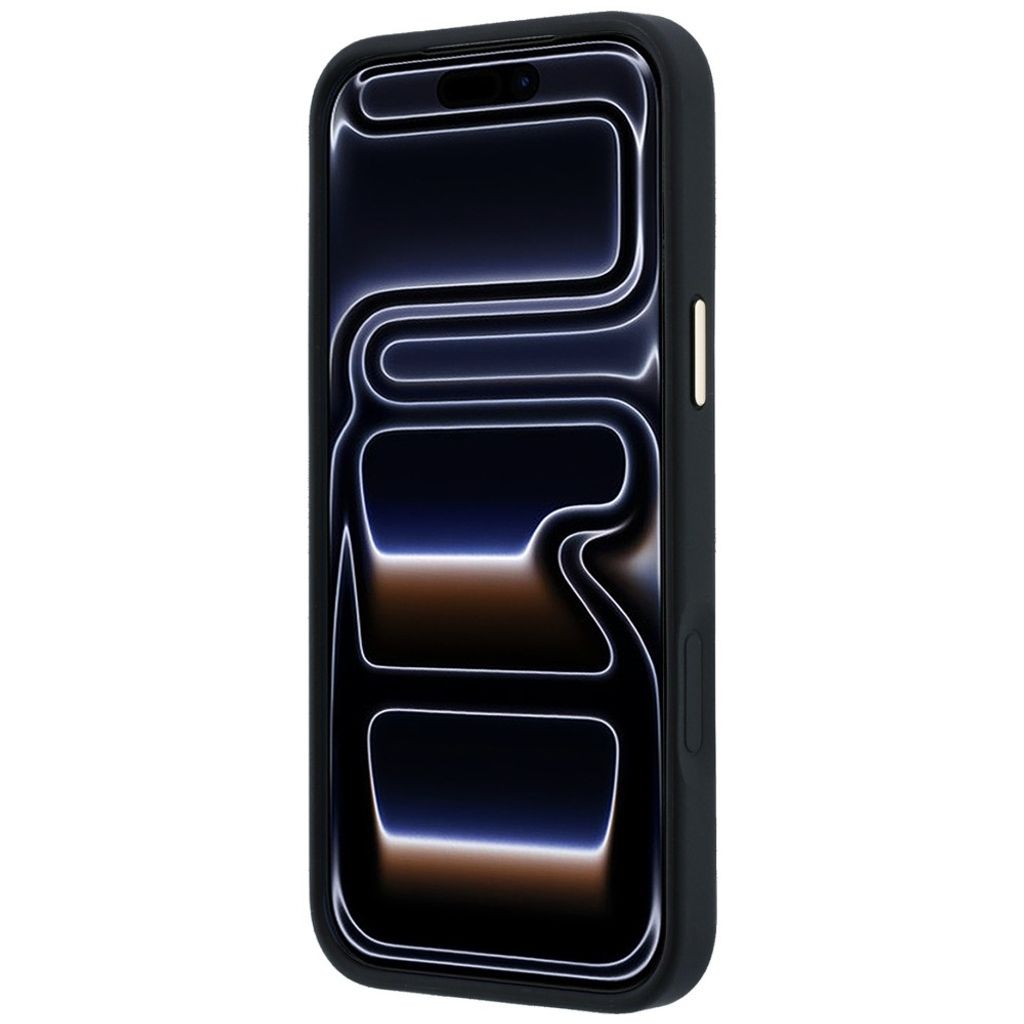 Guess Peony 4G Small Logo MagSafe -kuori  iPhone 17 Pro Max/18 Pro Max:lle - Musta
