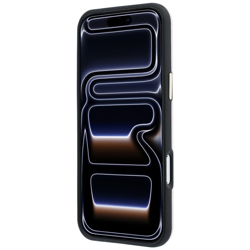 Guess Perforated 4G Gold Logo MagSafe -kuori iPhone 17 Pro/18 Pro:lle - Vaaleanpunainen
