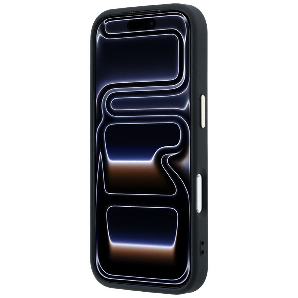 Guess Saffiano Small 4G Logo MagSafe -kuori  iPhone 17 Pro Max/18 Pro Max:lle - Musta
