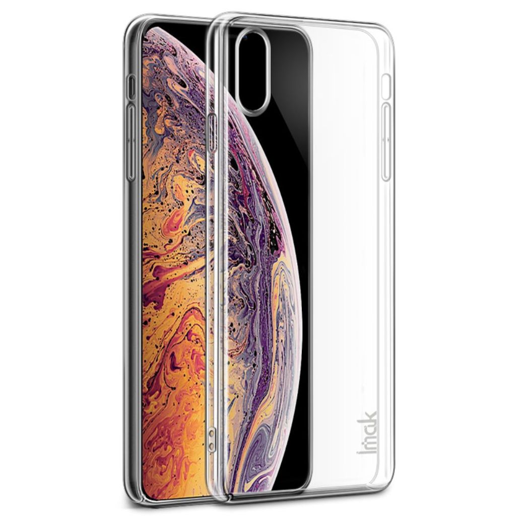 IMAK iPhone XS Max Cover med Skærmbeskyttelse – Gennemsigtig