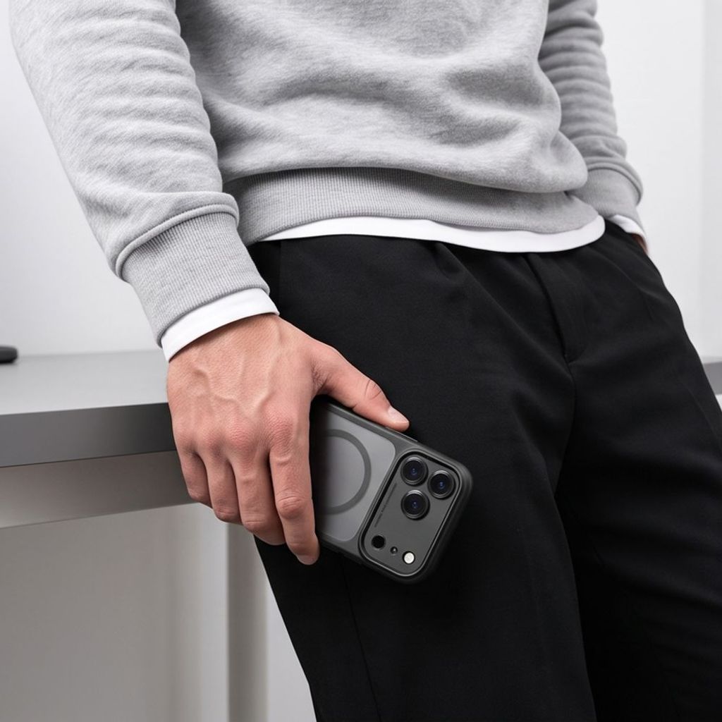 Tech-Protect MagPeak MagSafe CC -kuori till iPhone 18 Pro Max/17 Pro Max - Musta