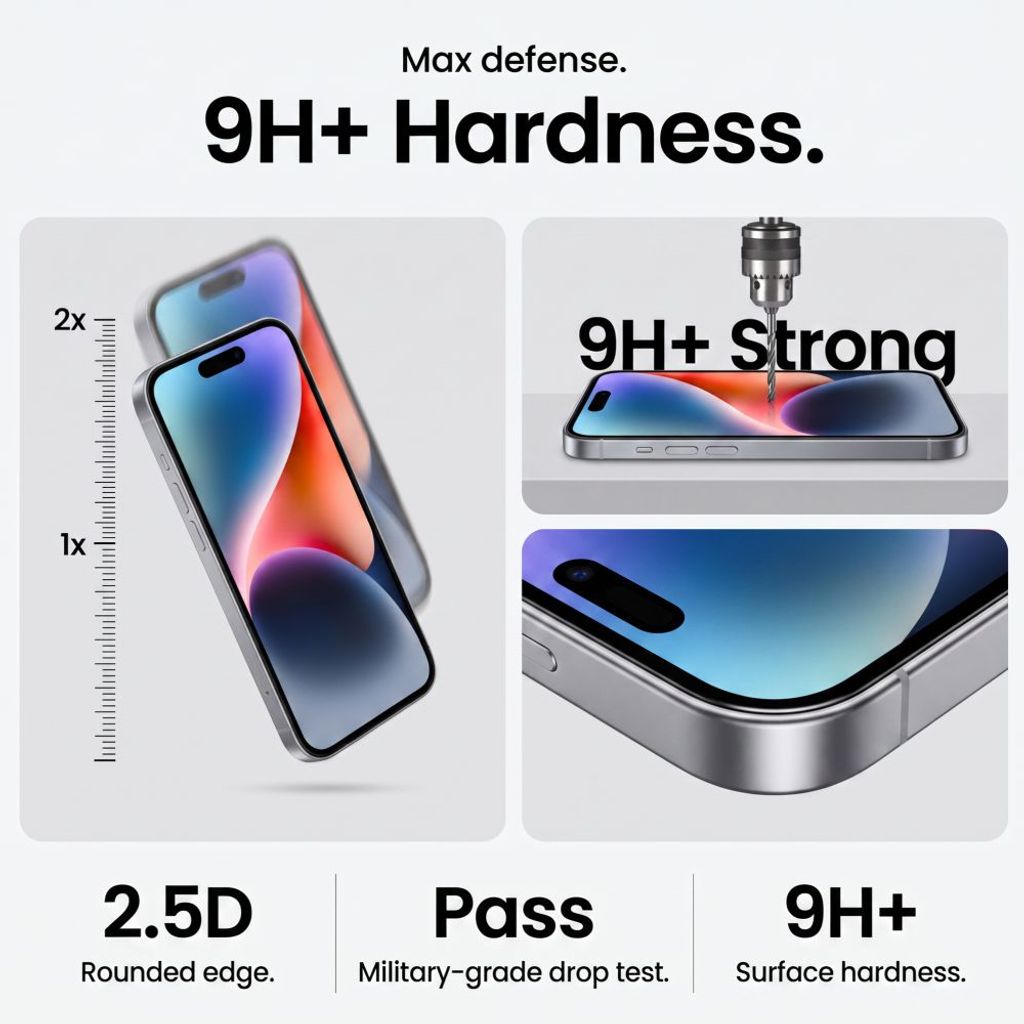 Tech-Protect Quick Set+ Linsskydd 2-pack till iPhone 18 Pro/17 Pro