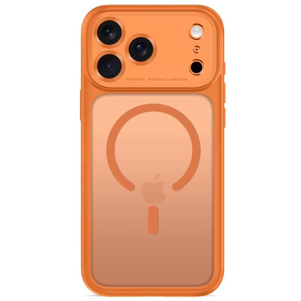Tech-Protect MagPeak MagSafe CC -kuori till iPhone 18 Pro/17 Pro - Oranssi