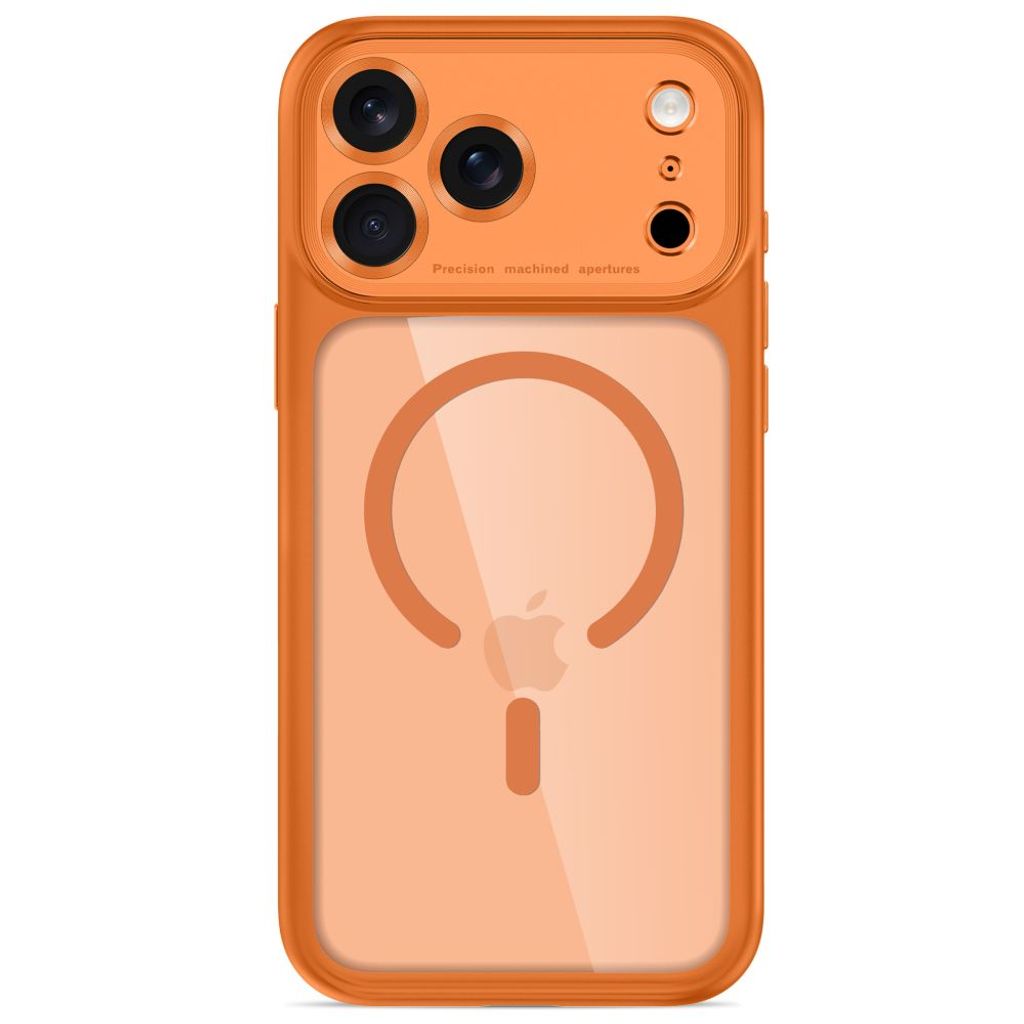 Tech-Protect MagPeak MagSafe CC -kuori till iPhone 18 Pro Max/17 Pro Max - Oranssi
