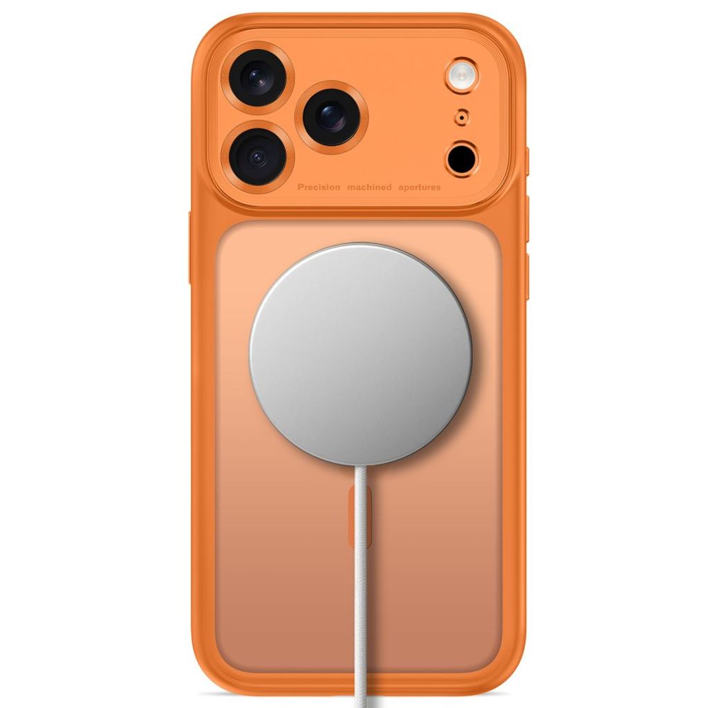 Tech-Protect MagPeak MagSafe CC -kuori till iPhone 18 Pro Max/17 Pro Max - Oranssi