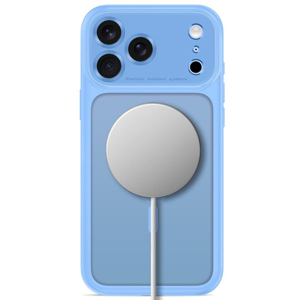 Tech-Protect MagPeak MagSafe CC -kuori till iPhone 18 Pro Max/17 Pro Max - Vaaleansininen