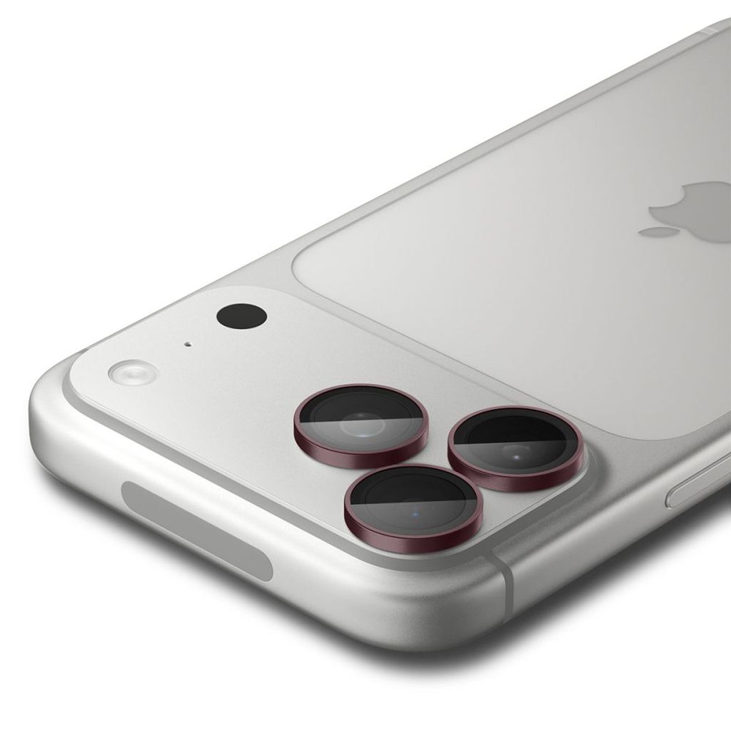 Spigen Optik Pro Glas.tR EZ Fit Linsskydd 2st iPhone 18 Pro/18 Pro Max - Röd