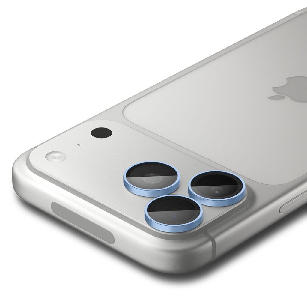 Spigen Optik Pro Glas.tR EZ Fit Linsskydd 2st iPhone 18 Pro/18 Pro Max - Ljusblå