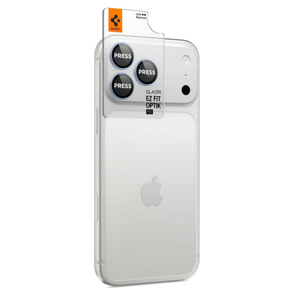 Spigen Optik Pro Glas.tR EZ Fit Linsskydd 2st iPhone 18 Pro/18 Pro Max - Ljusblå