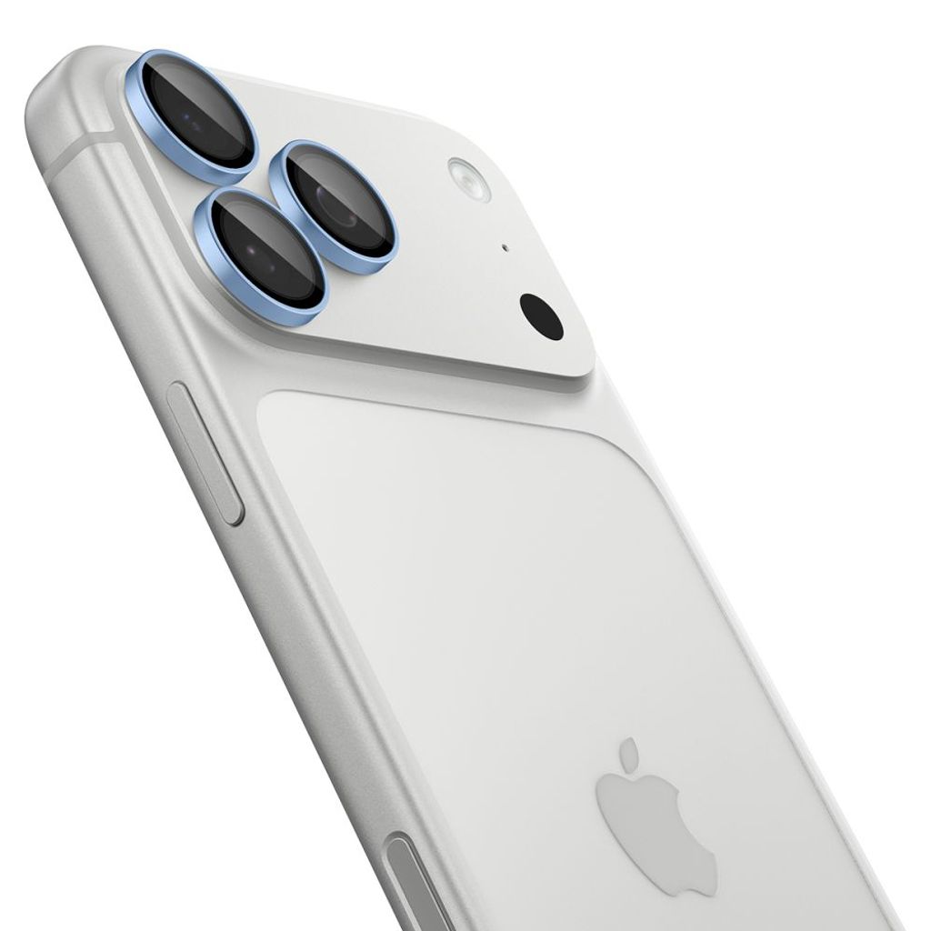 Spigen Optik Pro Glas.tR EZ Fit Linsskydd 2st iPhone 18 Pro/18 Pro Max - Ljusblå