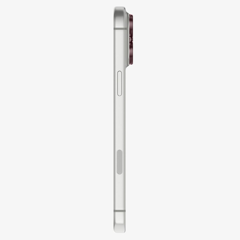 Spigen Optik Pro XL Glas.tR EZ Fit Linsskydd till iPhone 18 Pro - Dark Cherry