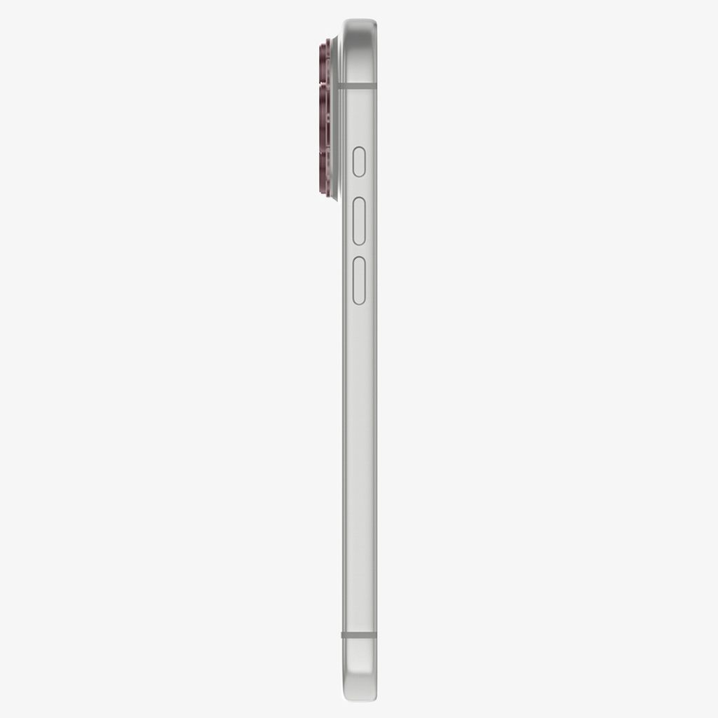 Spigen Optik Pro XL Glas.tR EZ Fit Linsskydd till iPhone 18 Pro - Dark Cherry