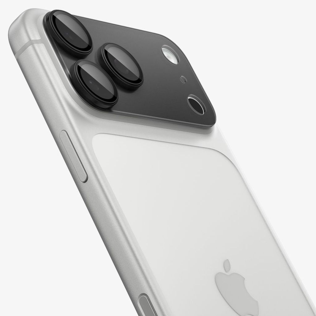 Spigen Optik Pro XL Glas.tR EZ Fit Linsskydd till iPhone 18 Pro Max - Grå