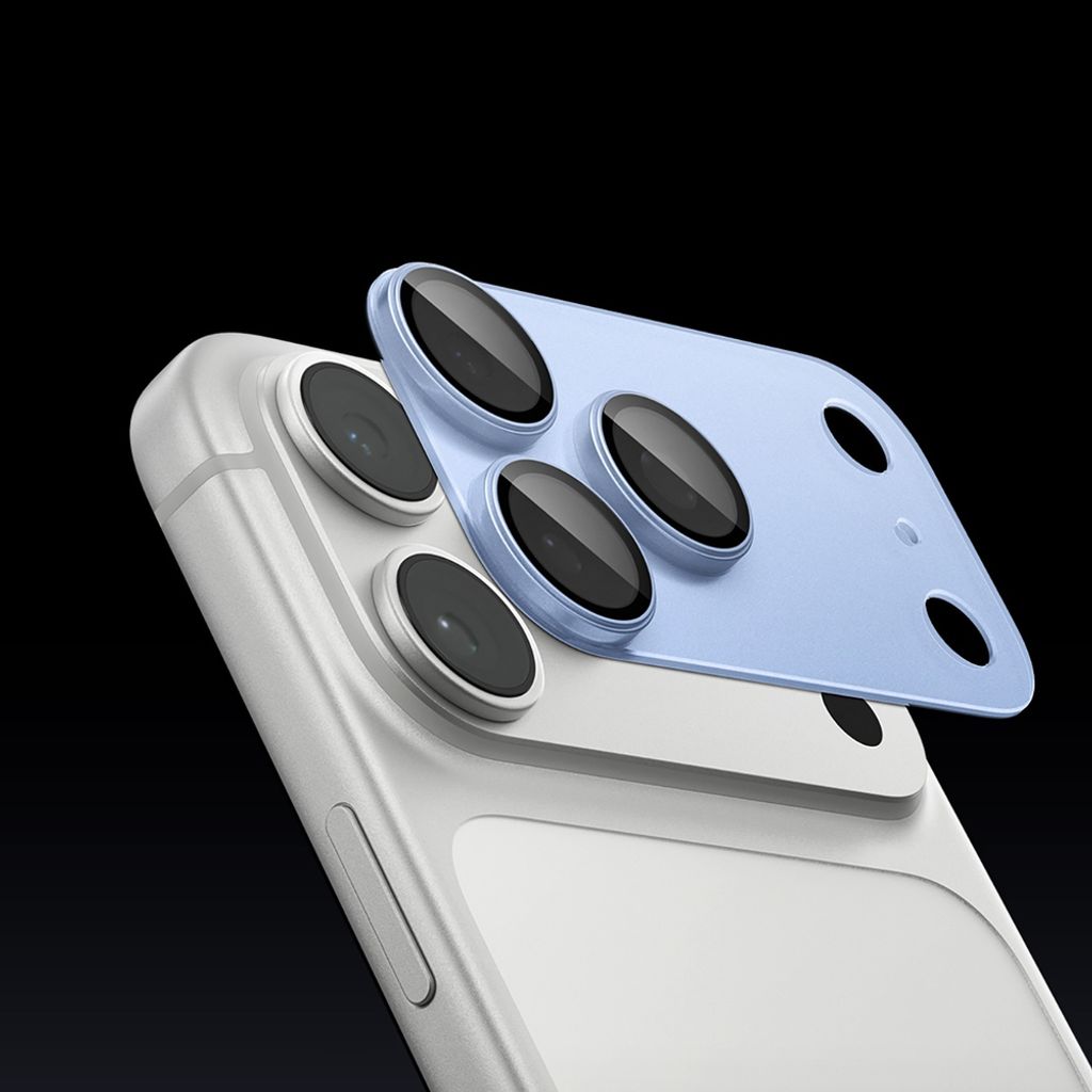 Spigen Optik Pro XL Glas.tR EZ Fit Linsskydd till iPhone 18 Pro Max - Ljusblå