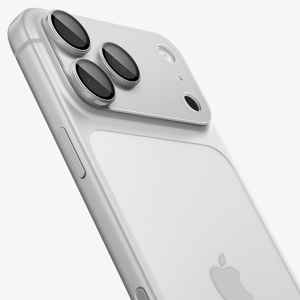Spigen Optik Pro XL Glas.tR EZ Fit Linsskydd till iPhone 18 Pro Max - Silver