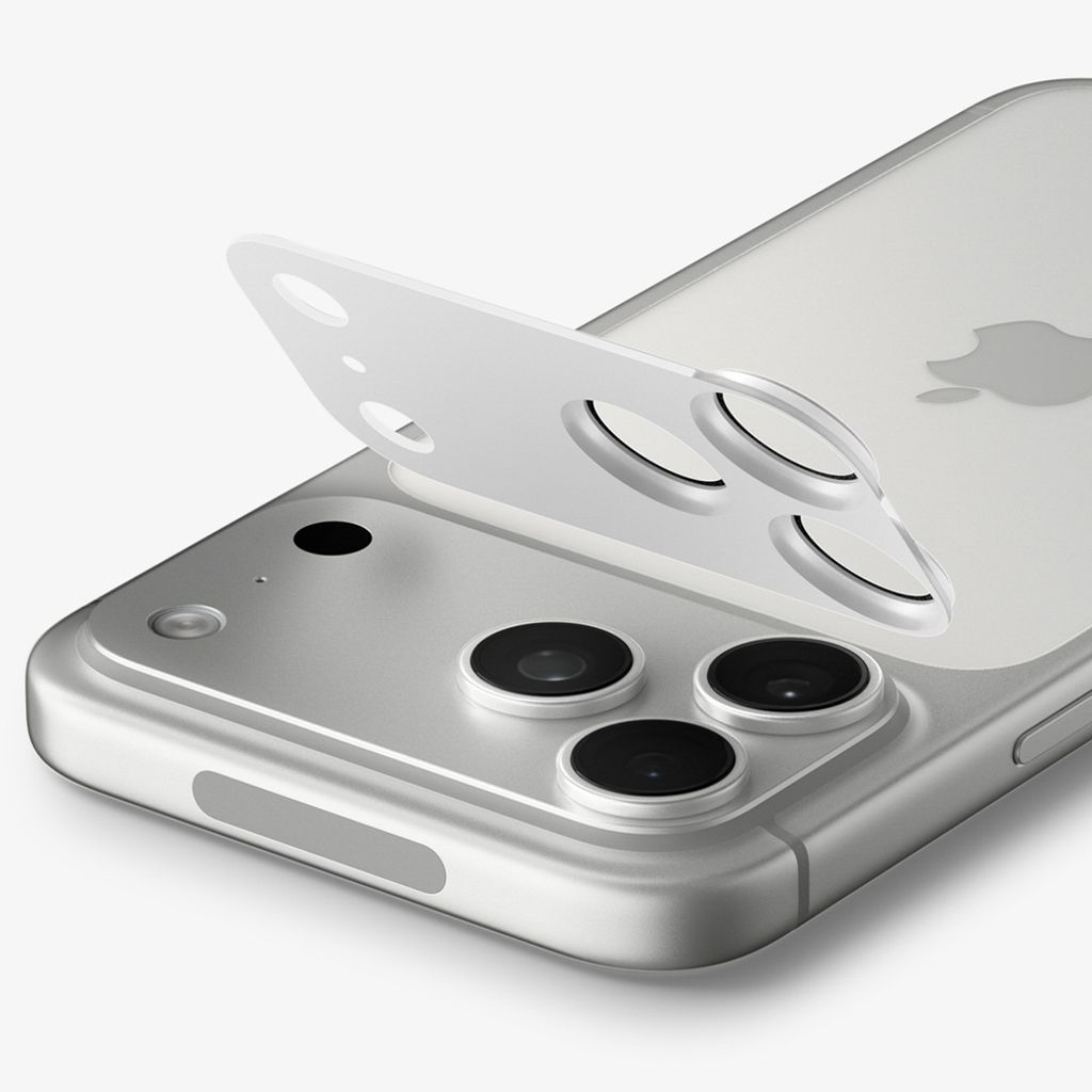 Spigen Optik Pro XL Glas.tR EZ Fit Linsskydd till iPhone 18 Pro - Silver
