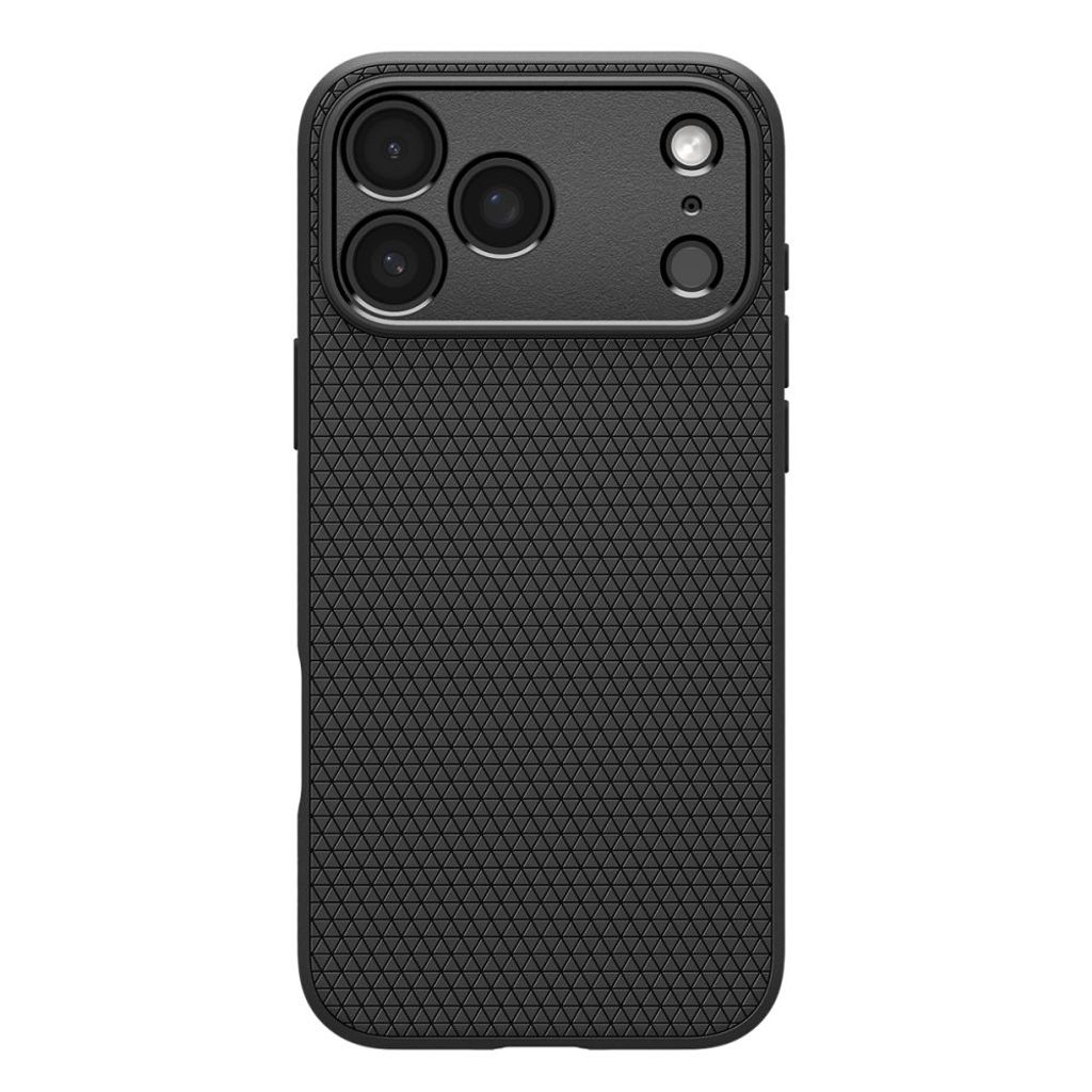 Spigen Liquid Air -kuori till iPhone 18 Pro Max/17 Pro Max - Musta